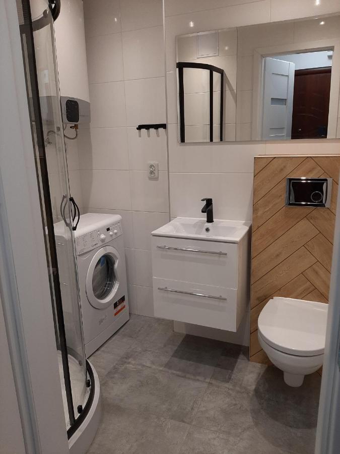 Kawalerka 28M Salon Z Kuchnia Centrum Újszandec Kültér fotó